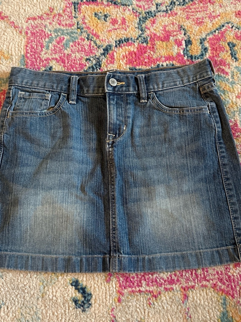 Old Navy Blue Denim Mini Skirt